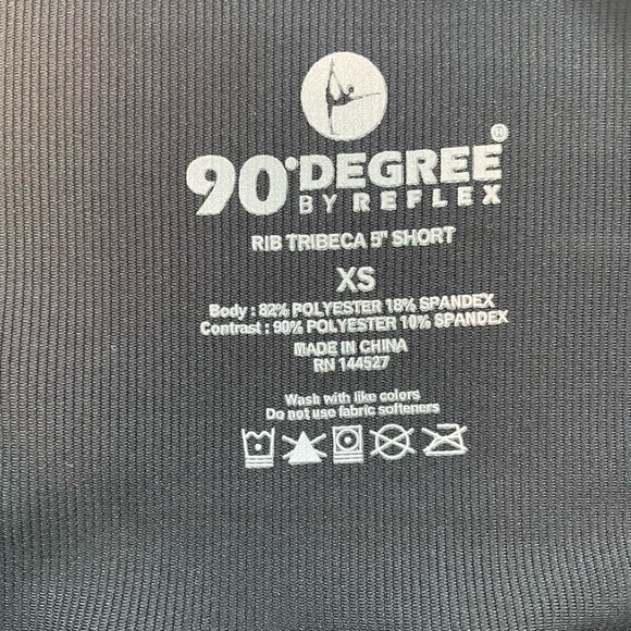 Brand new, never worn, 90 degree by Refkex ribbed shorts, size XS - Picture 3 of 3